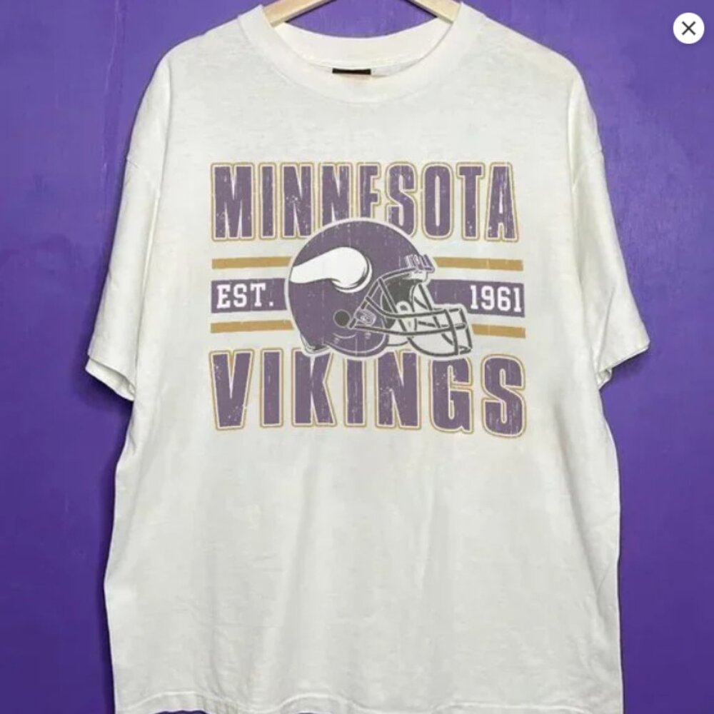 Minnesota Vikings Football Shirt, Retro Style Minnesota Vikings Unisex Shirt tee